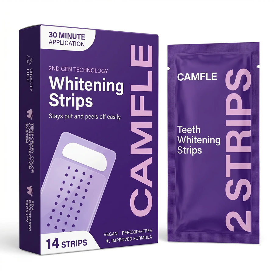 Camfle Purple Whitening Strips