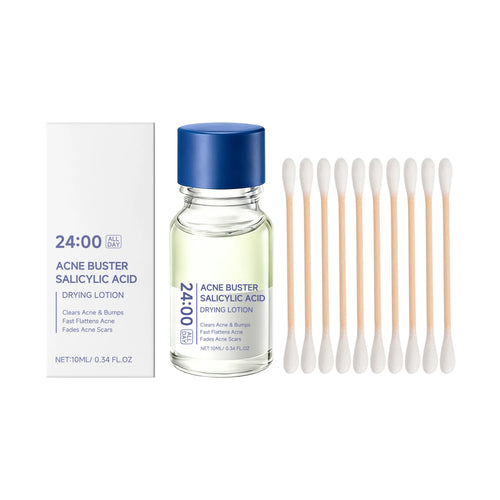 Salicylic Acid Acne Removal Serum Moisturizing Skin Blemish Remover Oil Control Soft Smooth Remove Acne Scars Drying Lotion 10Ml